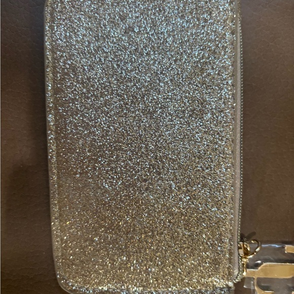 Jimmy Choo Sparkling Gold card holder - Picture 2 of 2